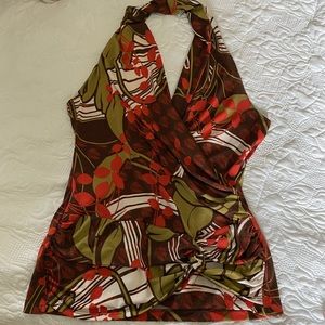 XOXO medium halter dressy top